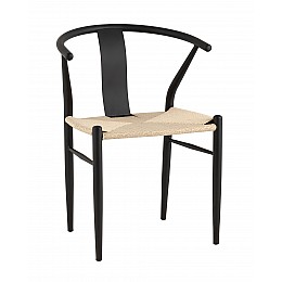 Стул обеденный Wishbone Style бежевый