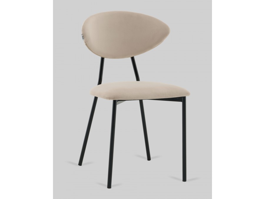 Стул обеденный Квинси велюр кремовый