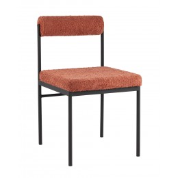 Стул обеденный Балла букле коралловый