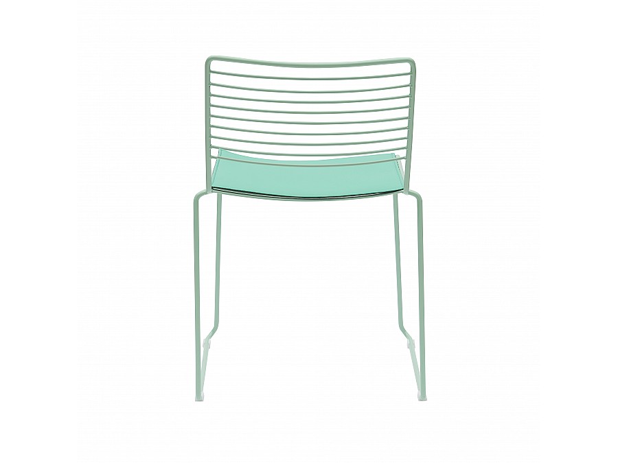 Стул обеденный Danny зеленый с подушкой