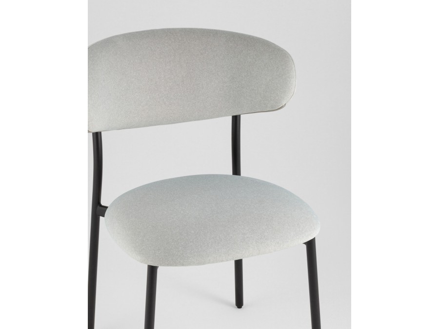 Стул обеденный Ayla светло-серый