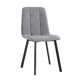 Стул Oliver Square велюр серый
