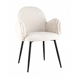 Стул обеденный Wave Stripes букле светло-серый