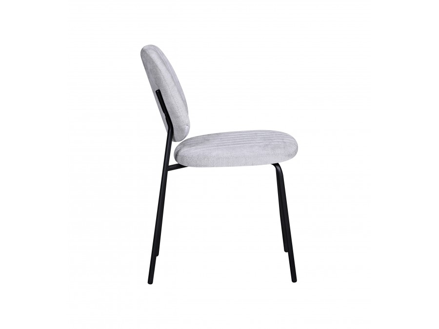 Стул обеденный Patrys светло-серый шенилл 4 шт.