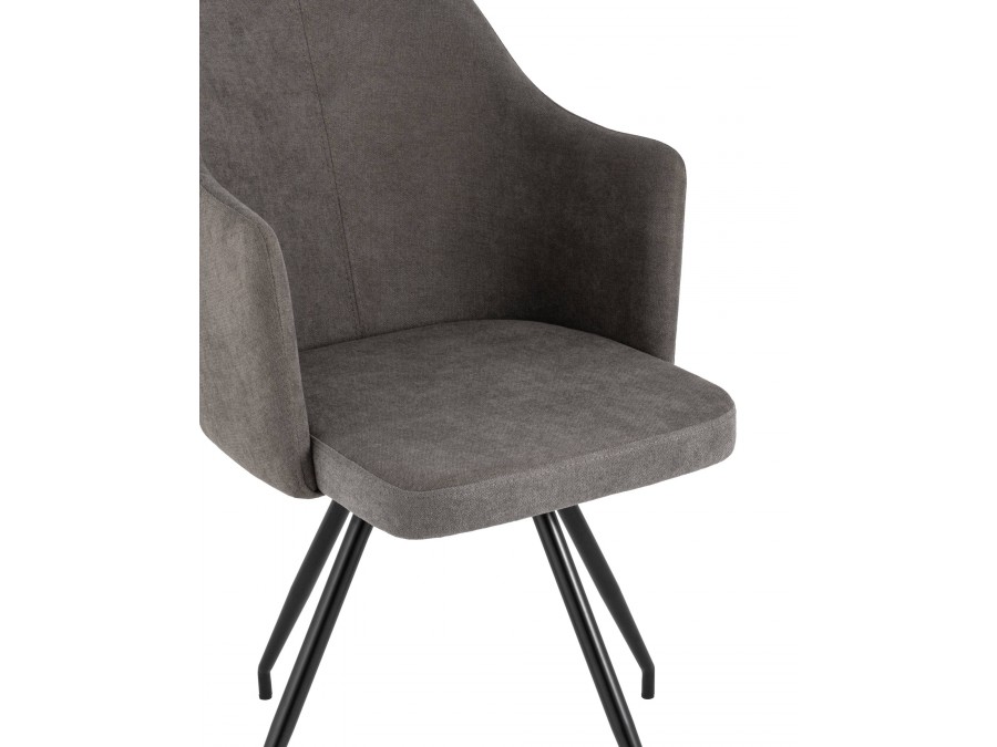 Стул Слинг вращающийся серо-коричневый