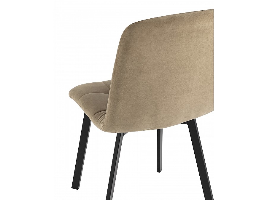 Стул Oliver Square велюр капучино