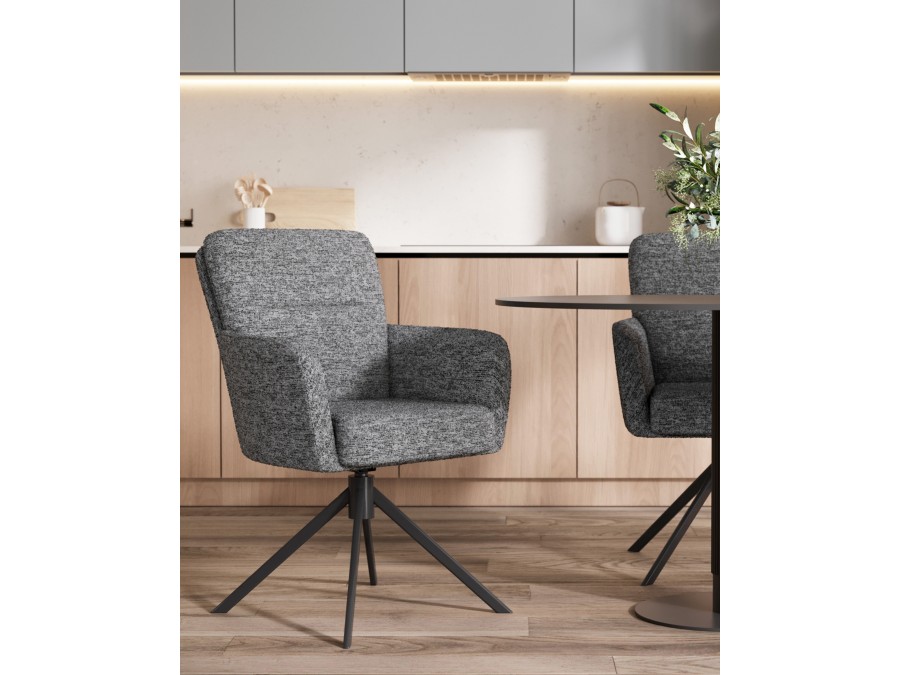 Стул обеденный Rue темно-серый