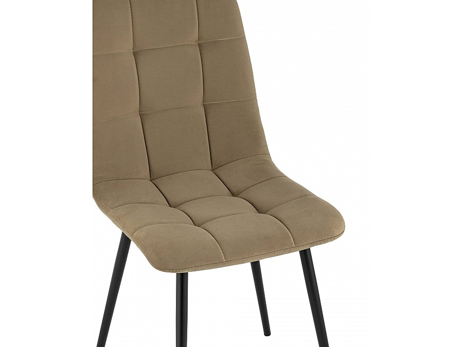 Стул Oliver велюр капучино