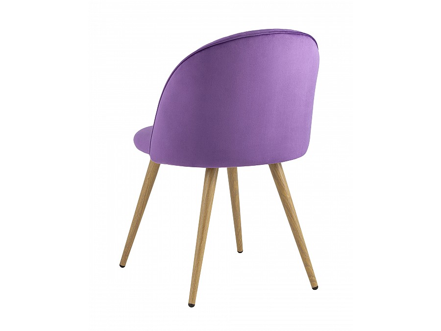 Стул Лион Страйпс велюр лиловый