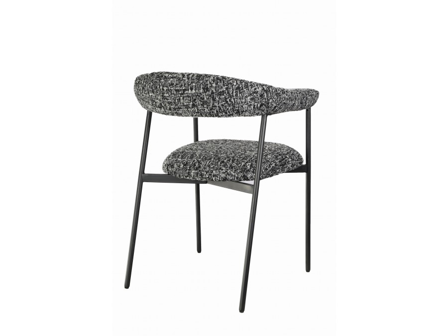 Стул обеденный Toko черно-белый 2 шт.