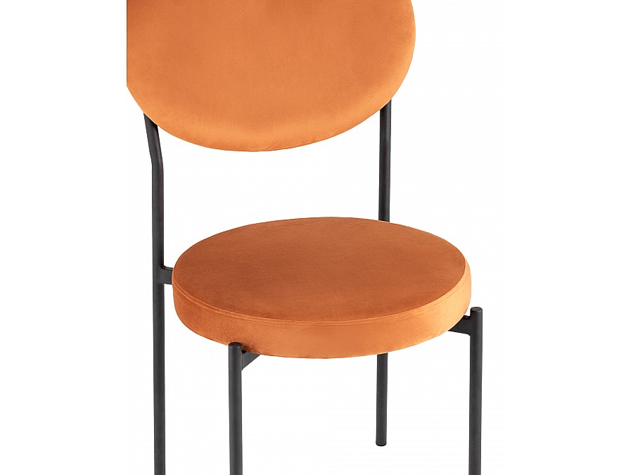 Стул Барбара велюр терракотовый
