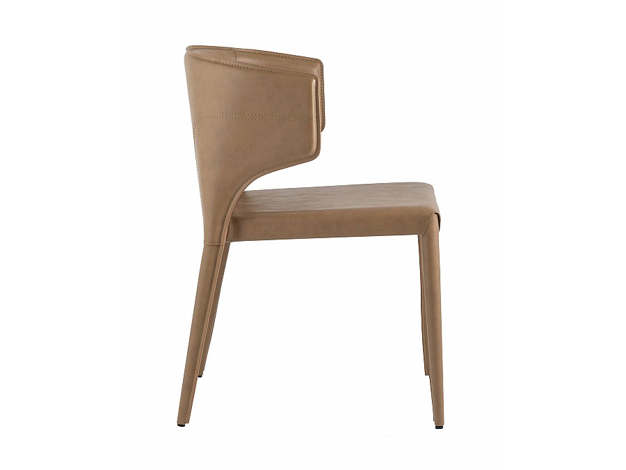 Стул Арманд экокожа коричневый