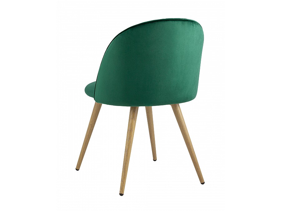 Стул Лион Страйпс велюр зеленый