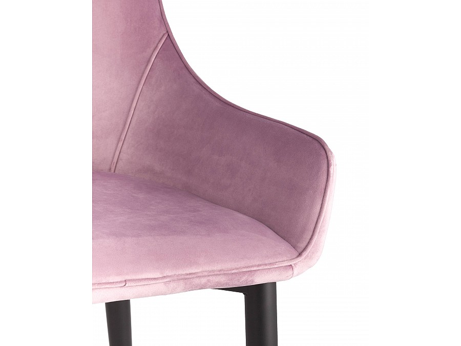 Стул Диана велюр сиреневый