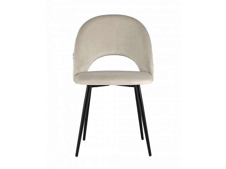 Стул Меган NEW велюр с ромбами бежевый