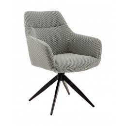 Стул обеденный Enid серо-зеленый ткань Sonic