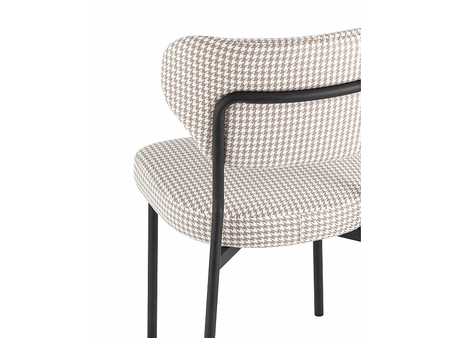 Стул Билл гусиная лапка бежевый