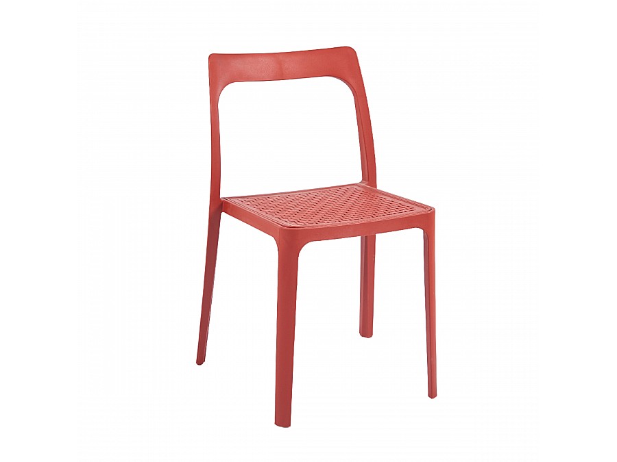 Стул обеденный Marty пластиковый красный