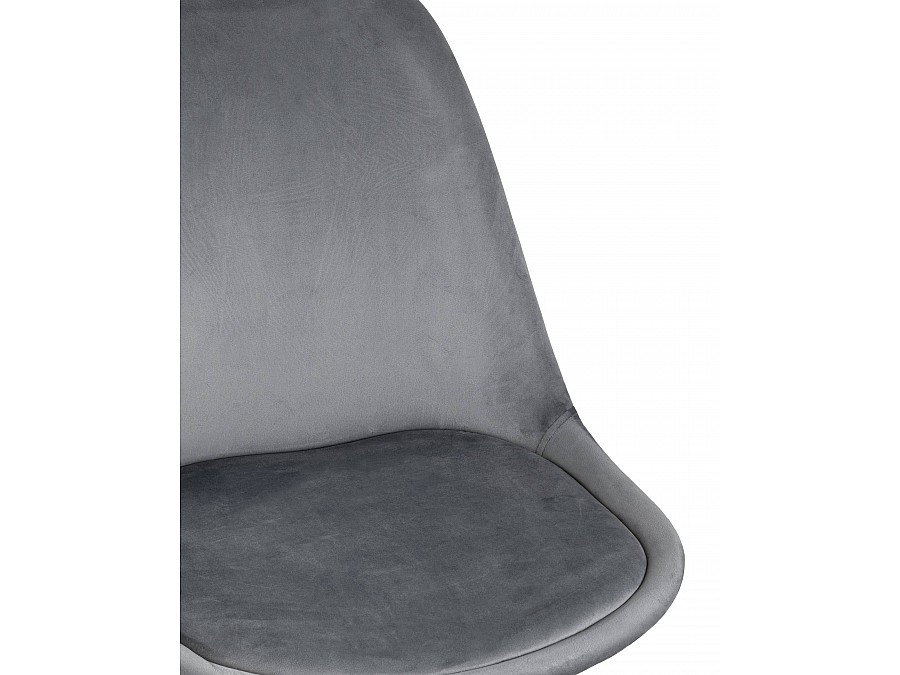 Стул FRANKFURT велюр серый