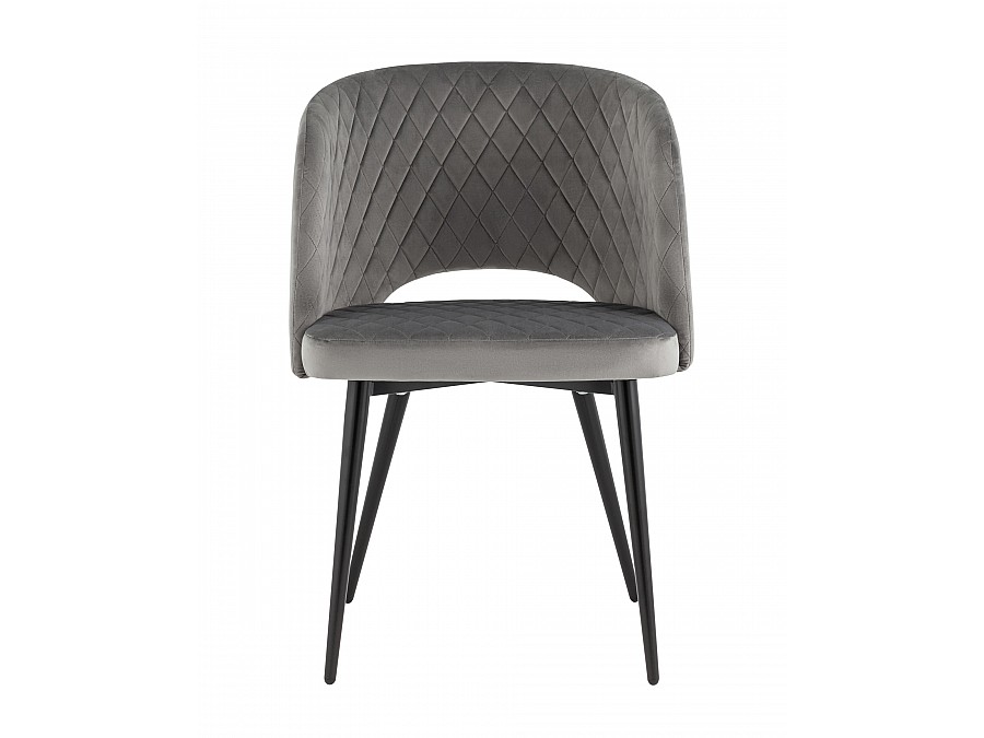 Стул-кресло Дарелл велюр серый