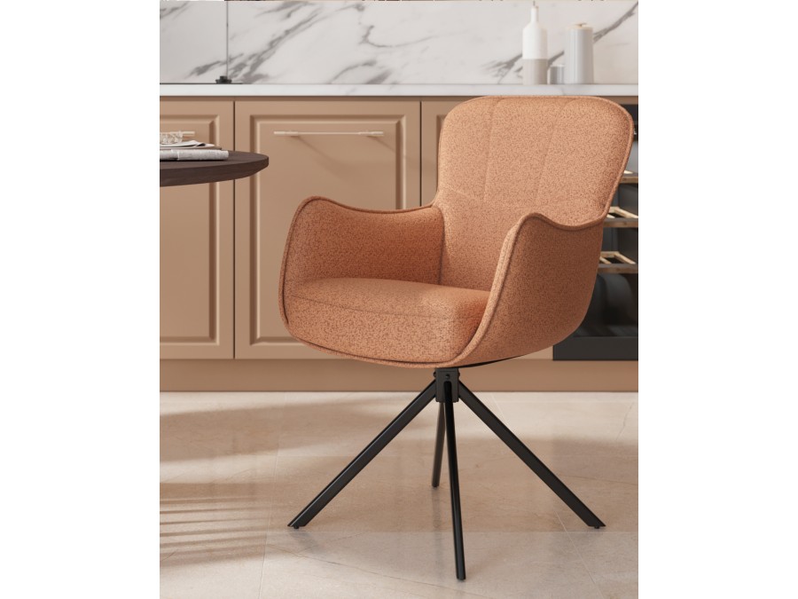 Стул обеденный Eima терракотовый