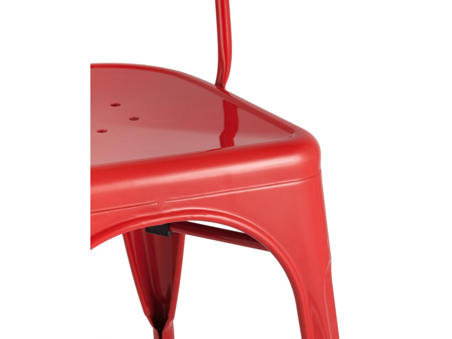 Стул TOLIX красный глянцевый
