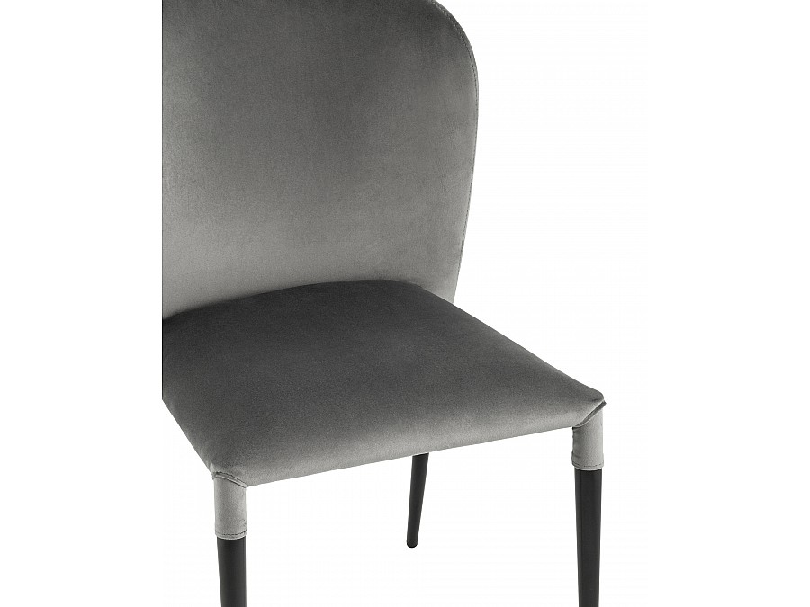Стул Лори велюр серый
