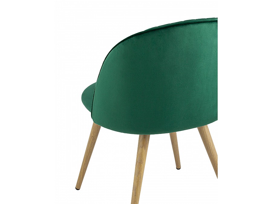 Стул Лион Страйпс велюр зеленый