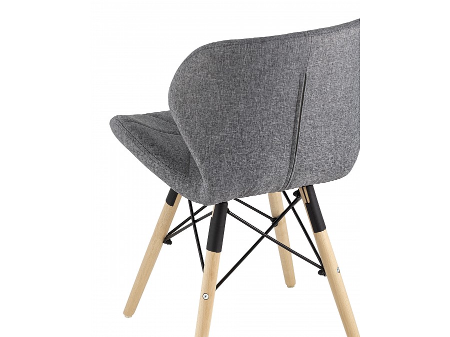 Стул Бон рогожка темно-серый