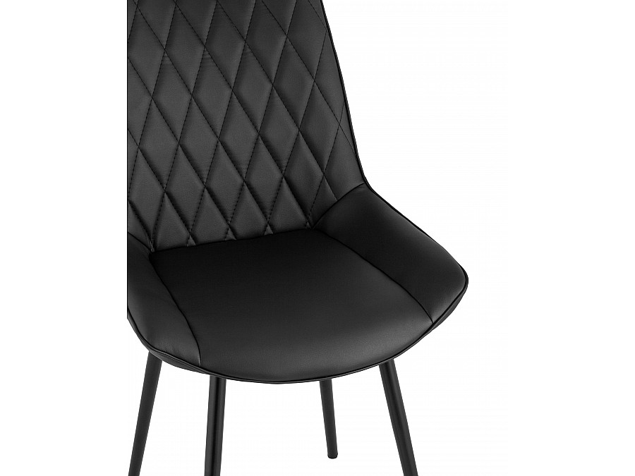 Стул Дарвин экокожа черный