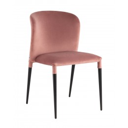 Стул Лори велюр пыльно-розовый