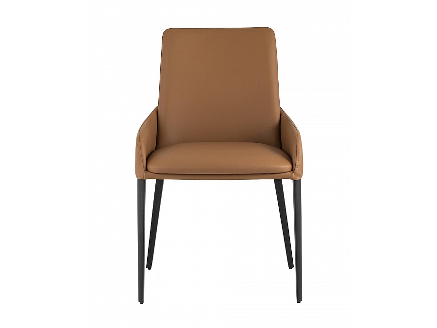 Стул Челси экокожа коричневый