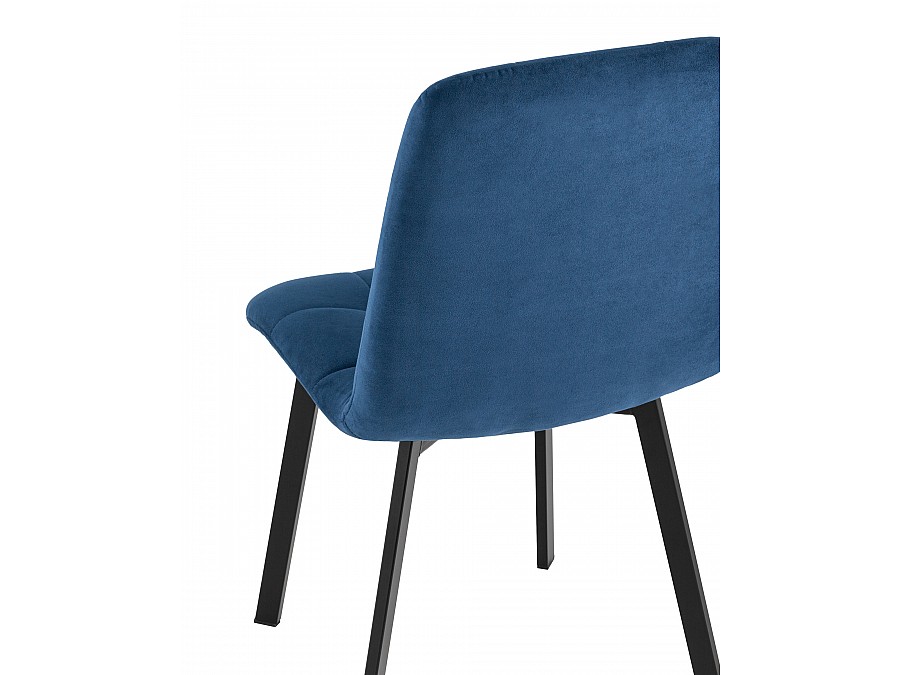 Стул Oliver Square велюр синий