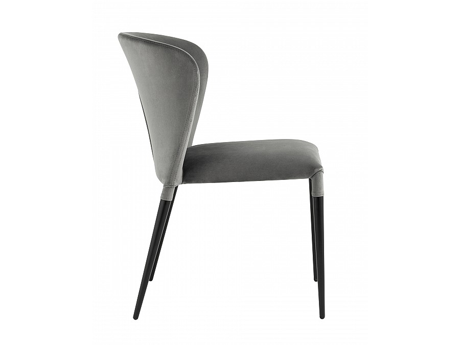 Стул Лори велюр серый