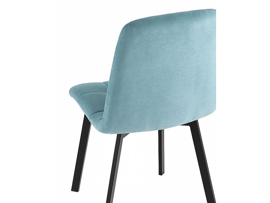 Стул Oliver Square велюр пыльно-голубой