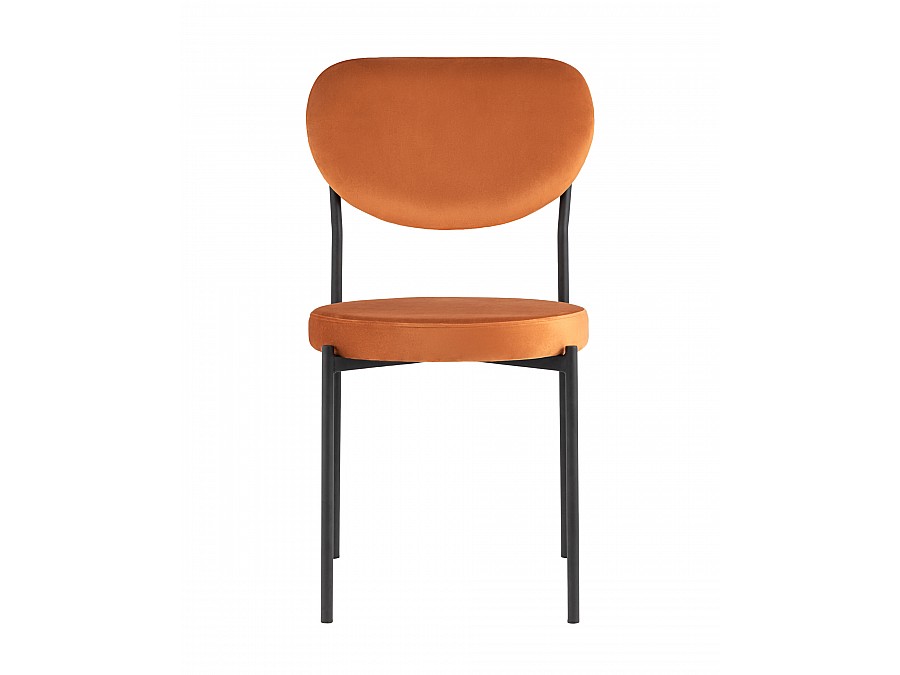 Стул Барбара велюр терракотовый