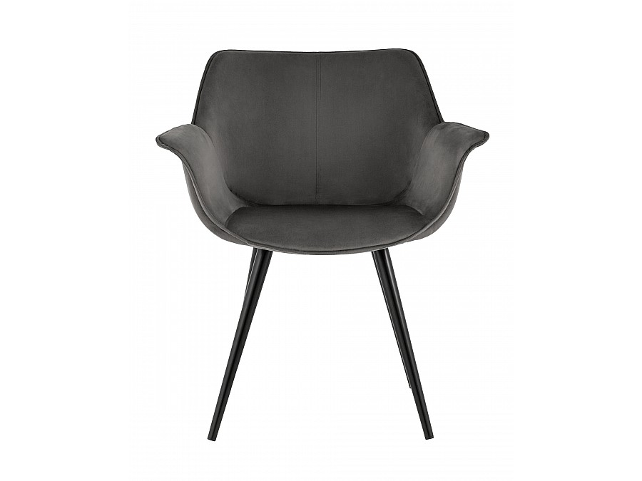 Стул Мэйсон велюр темно-серый