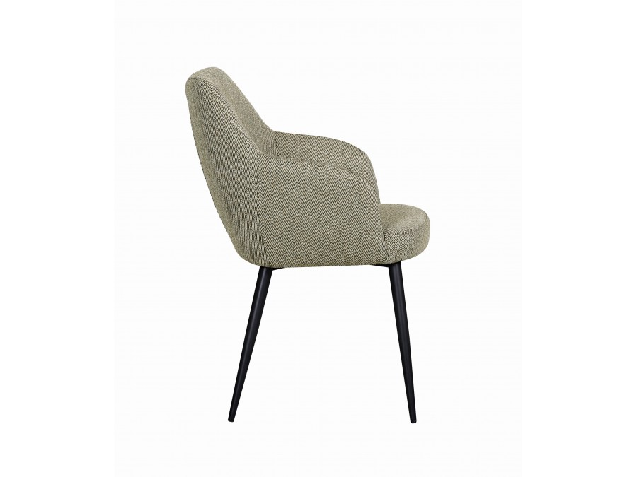 Стул обеденный Katys оливково-бежевый елочка 2 шт.