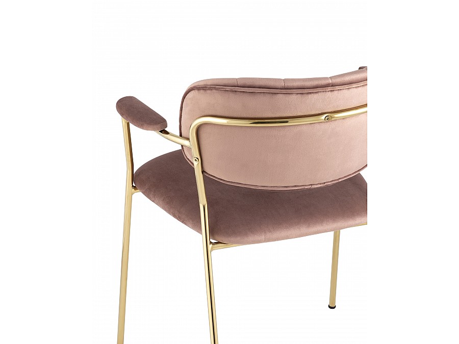 Стул Кэрол пыльно-розовый