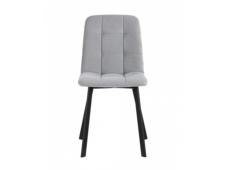 Стул Oliver Square велюр светло-серый