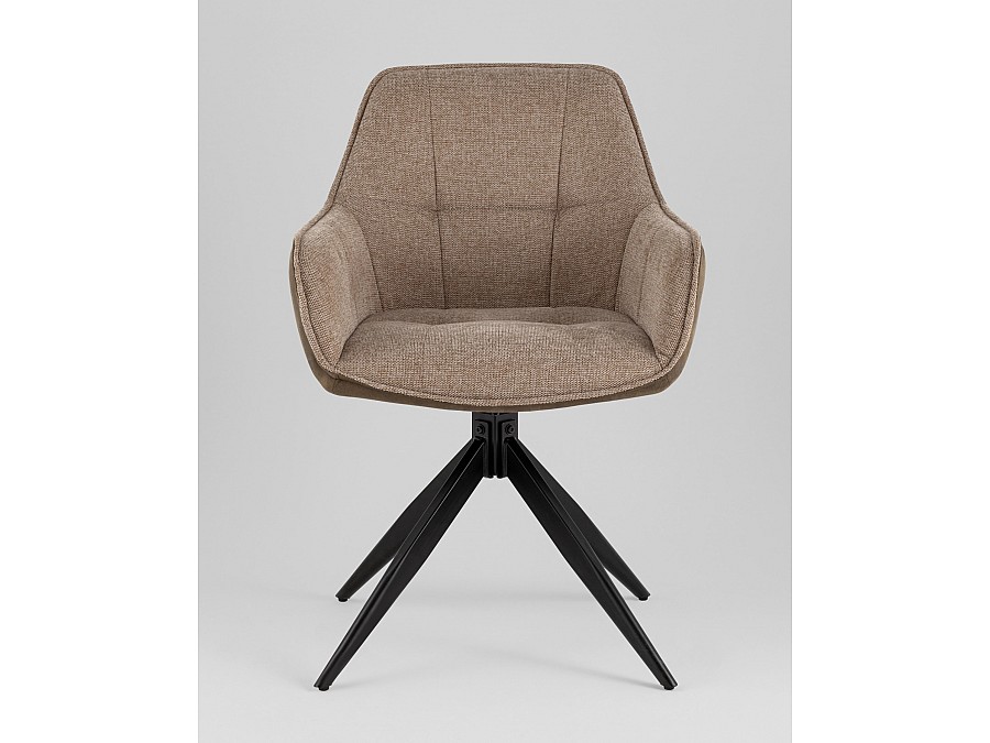 Стул обеденный Alba экокожа коричневый