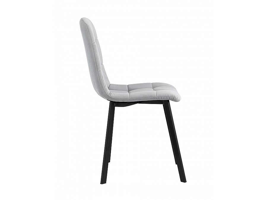 Стул Oliver Square велюр светло-серый