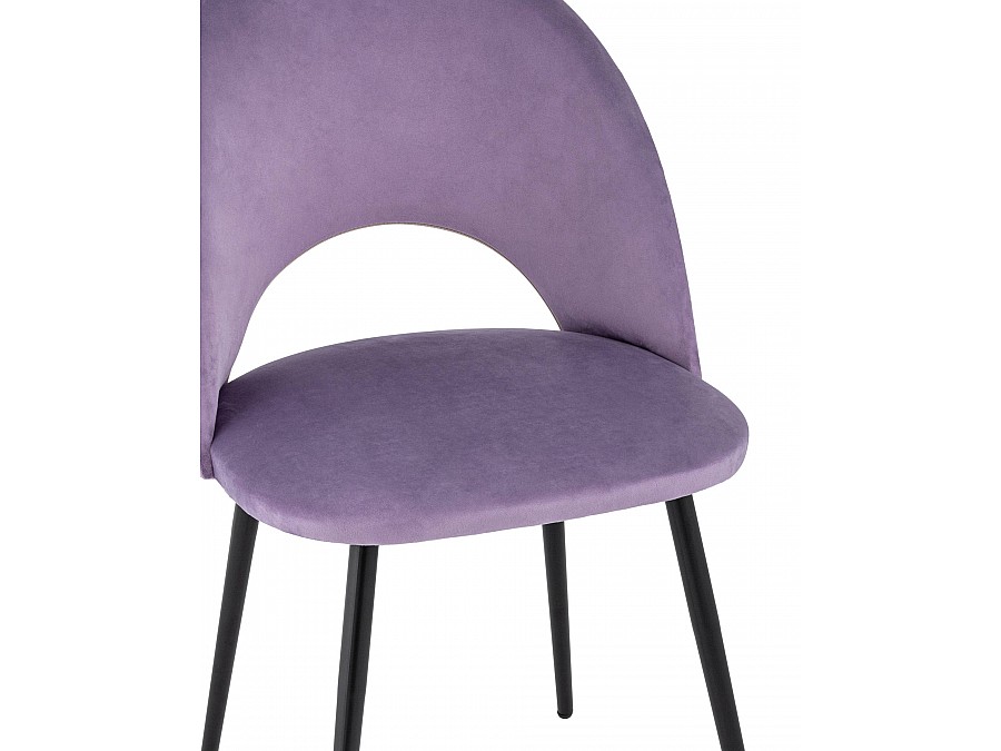 Стул Меган велюр сиреневый