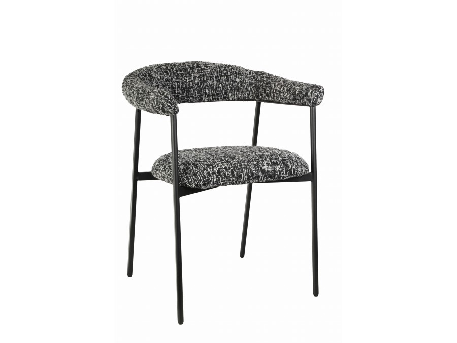 Стул обеденный Toko черно-белый 2 шт.