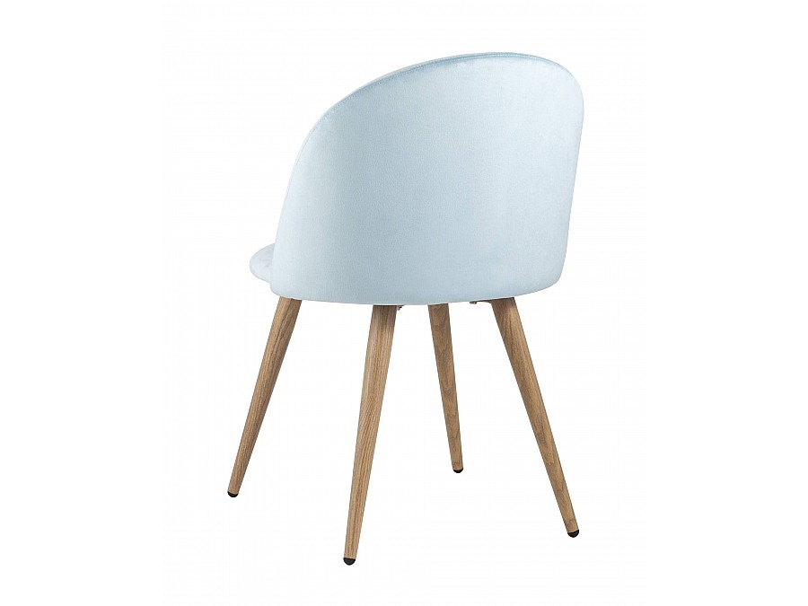 Стул Лион велюр пыльно-голубой