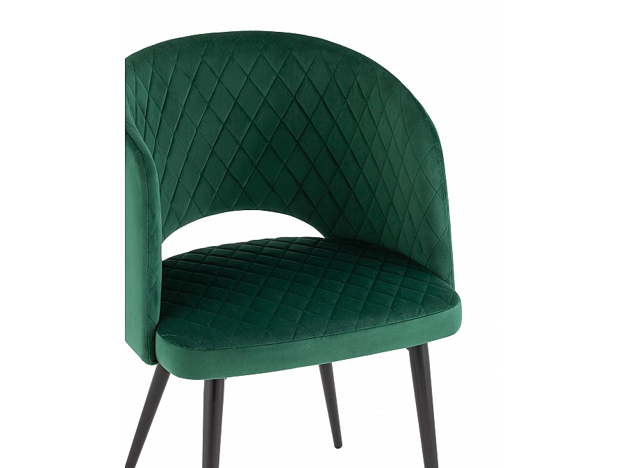 Стул-кресло Дарелл велюр зелёный