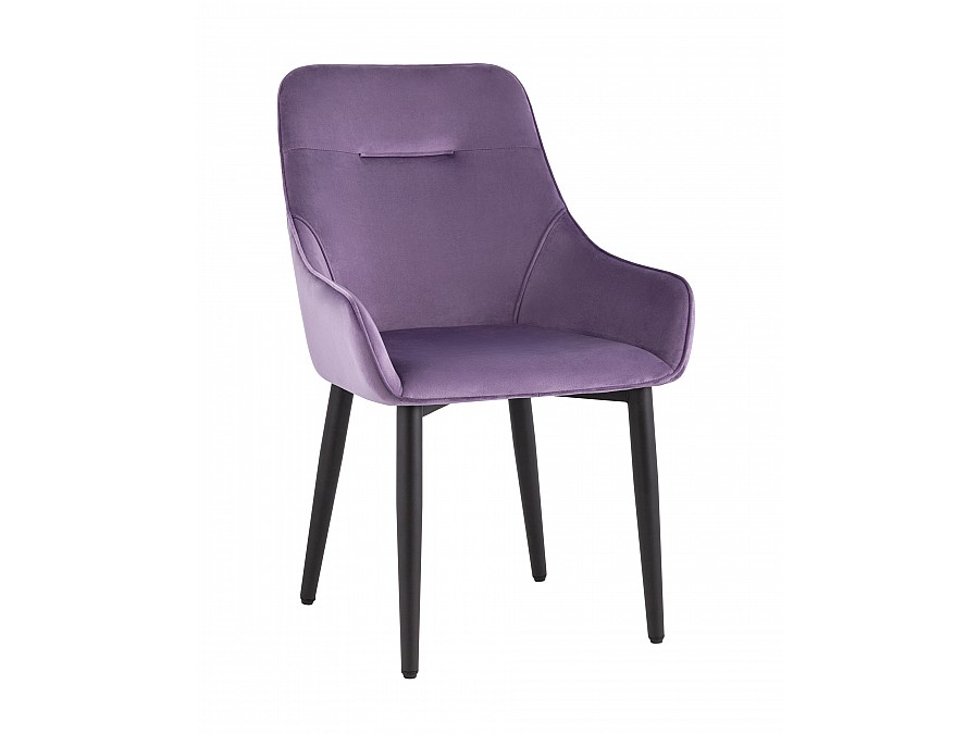 Стул Диана велюр пыльно-фиолетовый