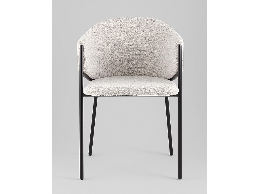 Стул обеденный Carmel бело-серый