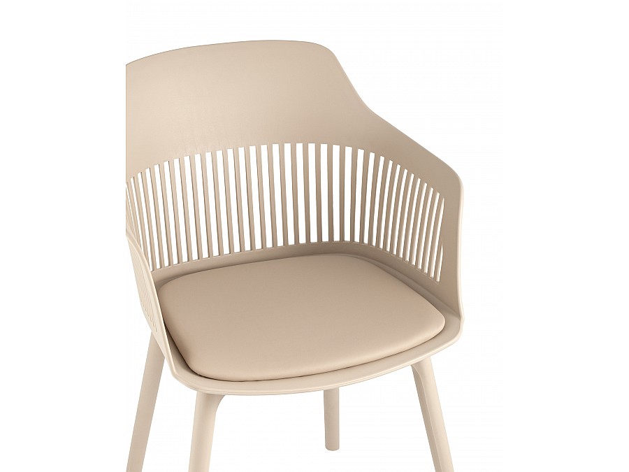 Стул Crocus с подушкой бежевый