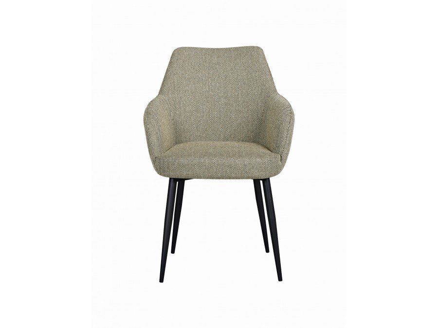 Стул обеденный Katys оливково-бежевый елочка 2 шт.